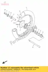 Here you can order the washer, plain from Yamaha, with part number 929901420000: