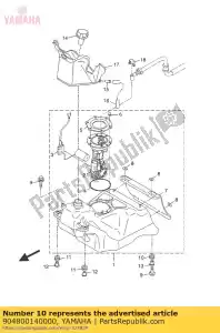 yamaha 904800140000 przelotka (38 w) - Dół