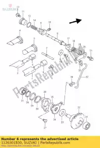 suzuki 1126301B30 entretoise, soupape ex. - La partie au fond