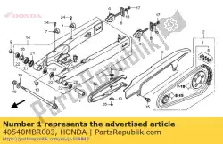 Aquí puede pedir cadena, unidad (daido) (did50zvm120zb) (enlace estándar 120l) de Honda , con el número de pieza 40540MBR003: