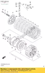 Here you can order the washer from Suzuki, with part number 0821122425: