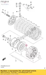 suzuki 0821122425 washer - Bottom side