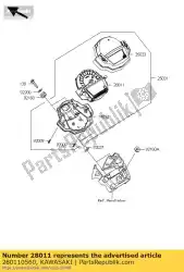 Aquí puede pedir medidor, velocidad y lcd er650ecf de Kawasaki , con el número de pieza 280110560: