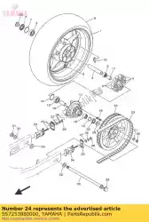 Aquí puede pedir extractor, cadena 1 de Yamaha , con el número de pieza 5S7253880000: