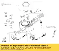 00Q25001295, Piaggio Group, Cable cuentakilÓmetros derbi dxr 200 250 2004 2005, Nouveau