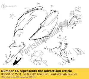 Piaggio Group 00G04607501 pegatina - Lado inferior