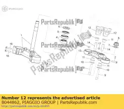 Qui puoi ordinare bullone a u inferiore d28. 5 da Piaggio Group , con numero parte B044862: