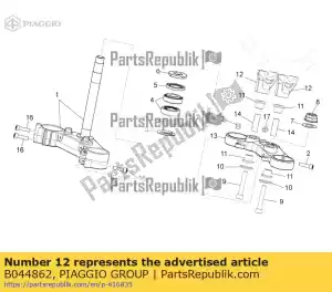 Piaggio Group B044862 bullone a u inferiore d28.5 - Il fondo