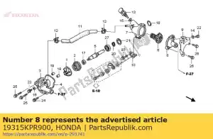 Honda 19315KPR900 couvercle, thermostat - La partie au fond