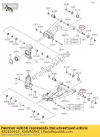 420360062, Kawasaki, 01 manche kawasaki  800 2017 2018 2019 2020 2021, Nouveau