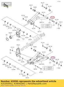 kawasaki 420360062 01 sleeve - Bottom side