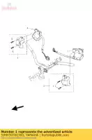 5JHH39760300, Yamaha, schakelaarhandgreep 1 yamaha aerox c cs cw yq 50 2005 2006 2007 2008 2009 2010 2011 2012 2015, Nieuw