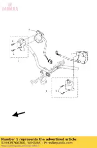 yamaha 5JHH39760300 schakelaarhandgreep 1 - Onderkant