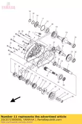 Aquí puede pedir collar 1 de Yamaha , con el número de pieza 1SCE71580000: