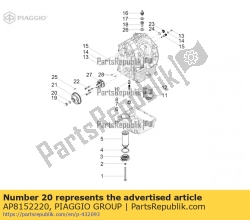 Aprilia AP8152220, Machine à laver, OEM: Aprilia AP8152220