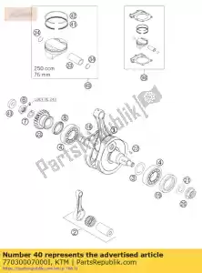 KTM 77030007000I pistone i cpl. 05 - Il fondo