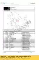 598969, Piaggio Group, Cespuglio piaggio beverly bv 125 250 300 400 500 2003 2005 2006 2007 2008 2009 2010, Nuovo