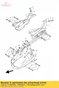 yamaha 20S2171M0000 kret, os?ona boczna 2 - Dół