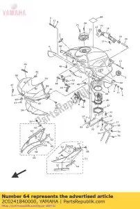 yamaha 2C0241840000 smorzatore, posizionando 4 - Il fondo