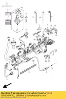 3885209F30, Suzuki, label, let op m suzuki lt a 400 450 500 700 750 2003 2004 2005 2006 2007 2008 2009 2010, Nieuw