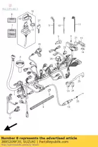 suzuki 3885209F30 etichetta, attenzione m - Il fondo