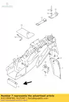 6331008F00, Suzuki, extensión suzuki gsxr  gsx fu f u1 u2 gsx600f gsx750f 600 750 , Nuevo