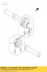 Here you can order the switch assy,han from Suzuki, with part number 3720015H00: