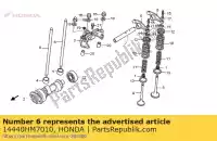 14440HM7010, Honda, comp. haste, empurre honda trx 400 450 2000 2001 2002 2003 2004, Novo