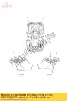 2BGF17812000, Yamaha, embleem 1 yamaha yfm 550 700 2014, Nieuw