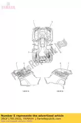 Qui puoi ordinare emblema 1 da Yamaha , con numero parte 2BGF17812000: