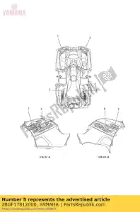 yamaha 2BGF17812000 emblema 1 - Il fondo