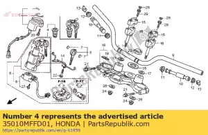 Honda 35010MFFD01 zestaw kluczy - Dół