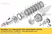 22366MFFD00, Honda, dr??ek, ?rodek sprz?g?a honda nc  xa xl transalp v dct xd va integra d dtc sd x s sa xl700v xl700va nc700s nc700sa nc700x nc700xa nc750xa 700 750 , Nowy