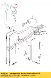 Here you can order the mirror assy,rea from Suzuki, with part number 5650039H20: