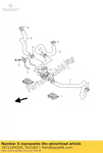 Suzuki 1871144G00 tubo flessibile, 2a aria cl - Il fondo