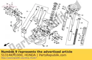 Honda 51314KM1000 kraag b, zwenkarm - Onderkant