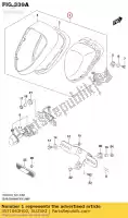 3571043H00, Suzuki, zespó? lampy, ty? suzuki  c vl 800 2009 2010 2011 2012 2014 2015 2016 2017 2018 2019, Nowy