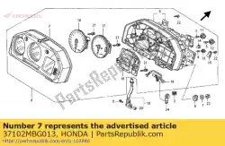 case assy., bovenste van Honda, met onderdeel nummer 37102MBG013, bestel je hier online: