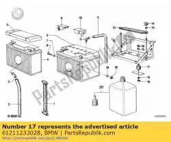 Here you can order the rubber mounting from BMW, with part number 61211233028: