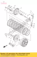 1TD163510000, Yamaha, piastra, pressione 1 yamaha  yfz 450 2014 2015 2016 2017 2018 2019 2020 2021, Nuovo