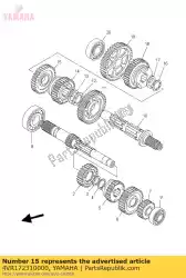 Tutaj możesz zamówić bieg, trzecie ko? O od Yamaha , z numerem części 4VR172310000: