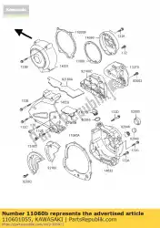 Tutaj możesz zamówić uszczelka os? Ony generatora z550-g7 od Kawasaki , z numerem części 110601055: