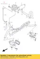 Here you can order the nut from Suzuki, with part number 0831610067: