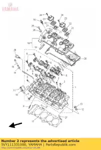 yamaha 5VY111331000 guida, valvola 1 - Il fondo