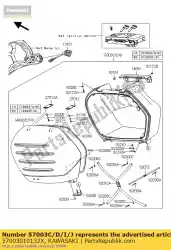 Here you can order the bag-assy,lh,body blk+cov zg140 from Kawasaki, with part number 57003010132X: