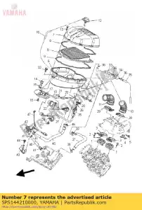 yamaha 5PS144210000 boîtier, filtre à air 2 - La partie au fond