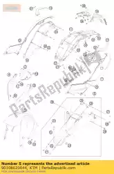 Qui puoi ordinare parte inferiore del frigorifero cpl. Da KTM , con numero parte 90108020044: