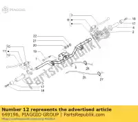 649196, Piaggio Group, d?wignia hamulca (brembo) piaggio beverly 250 500 2007, Nowy