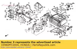 garnering, l. Kofferbak van Honda, met onderdeel nummer 33980MT2004, bestel je hier online: