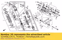 52440KZ3A71, Honda, Regelaar, compressiedempende kracht honda cr 250 1998 1999, Nieuw